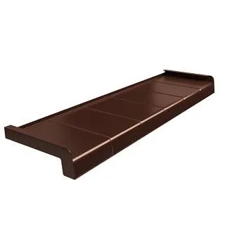 Parapet Aluminiowy Imitacja Płytki Brąz-perfektfinish.pl