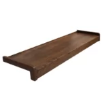 Parapet stalowy laminowany orzech-perfektfinish.pl