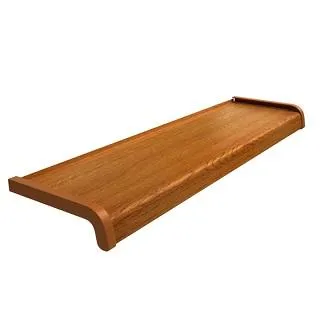 Parapet stalowy laminowany softline złoty dąb-perfektfinish.pl