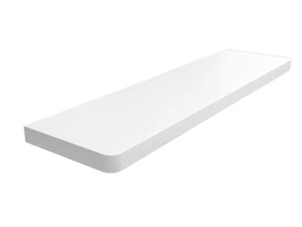 Parapet MDF laminowany biały mat