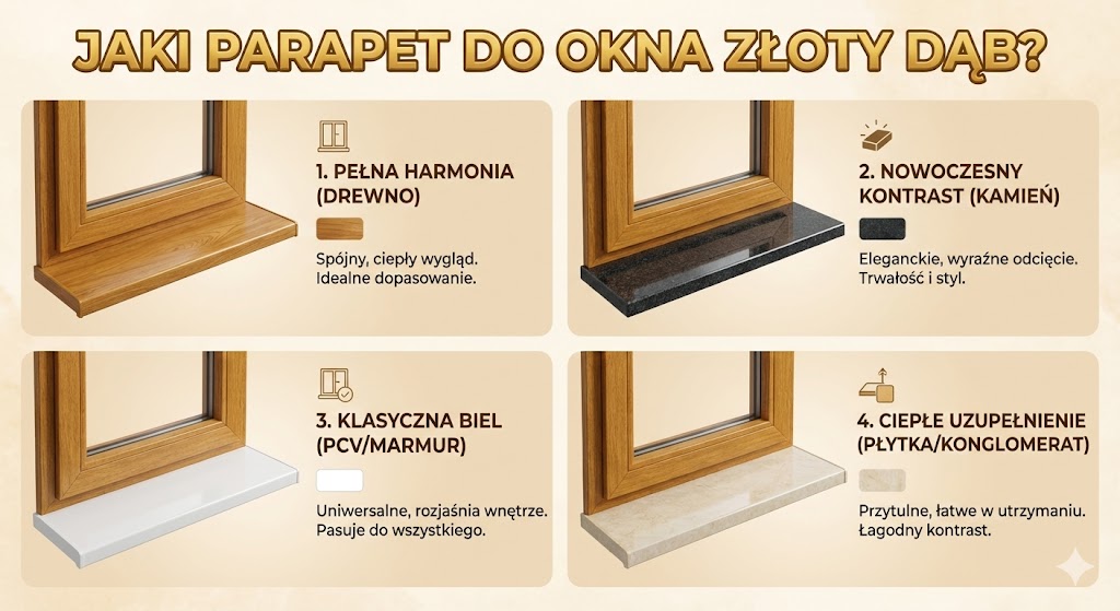 jak dobrać okno złoty dąb?